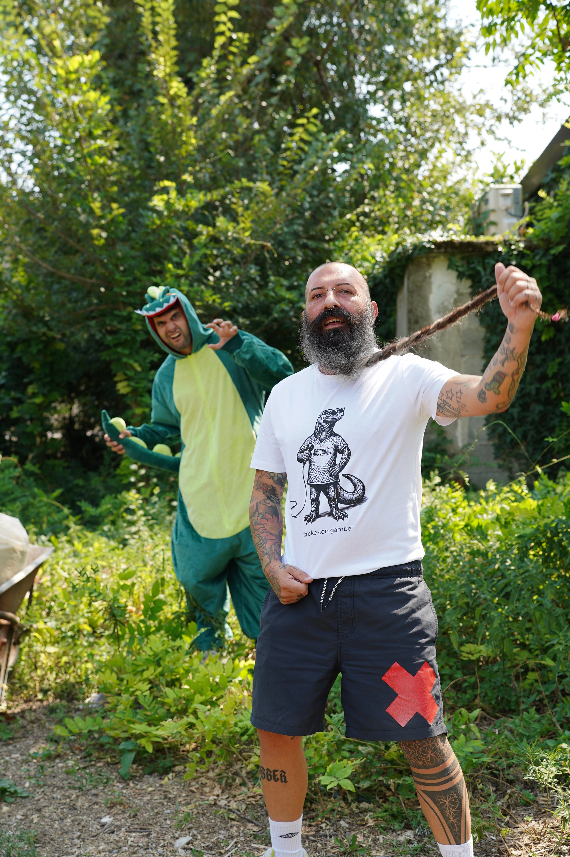 T-shirt Snake con gambe