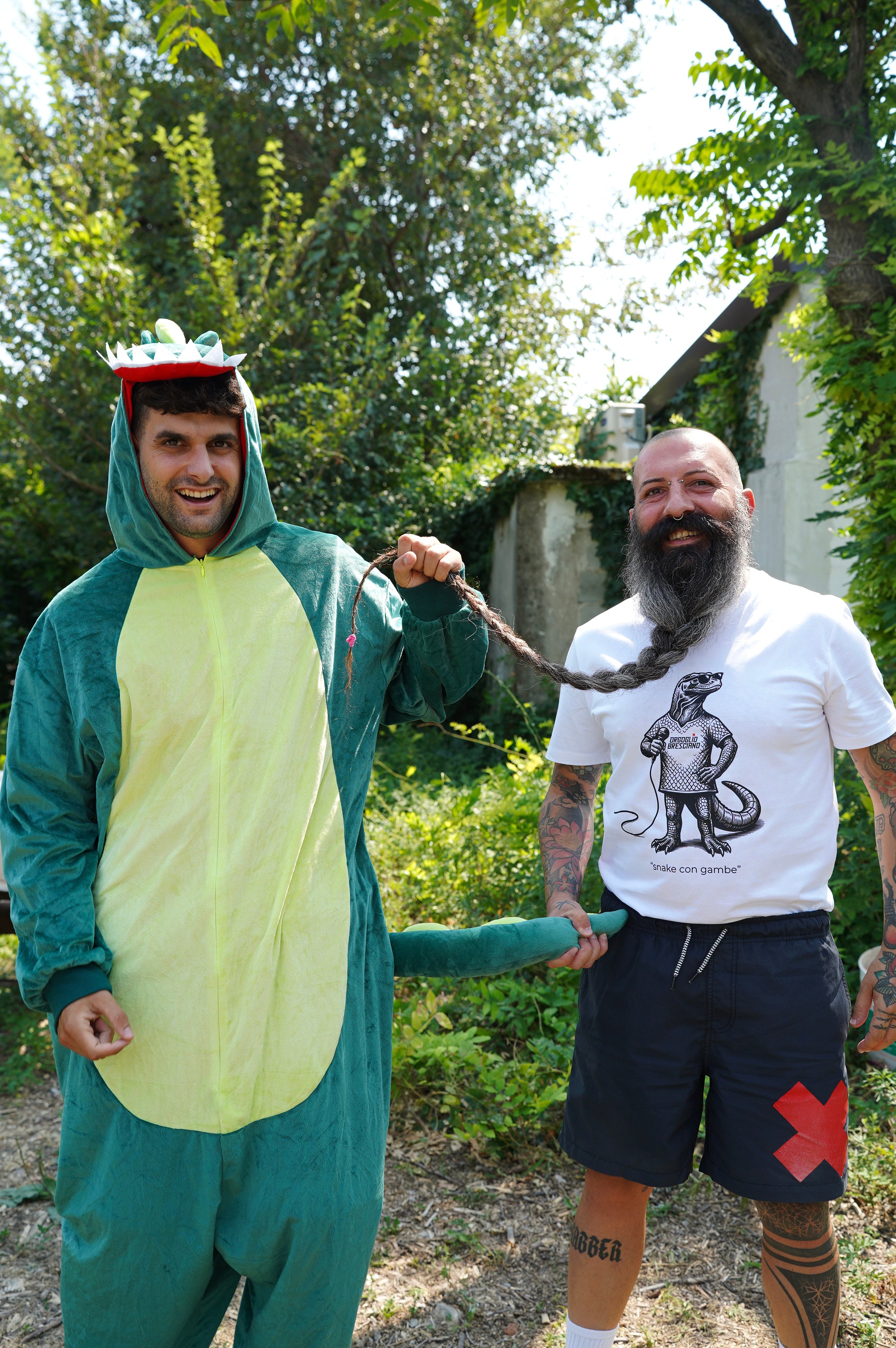T-shirt Snake con gambe